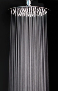 Preview: AMA® Dusche COMETA kalt/warm Edelstahl V4A 2mm